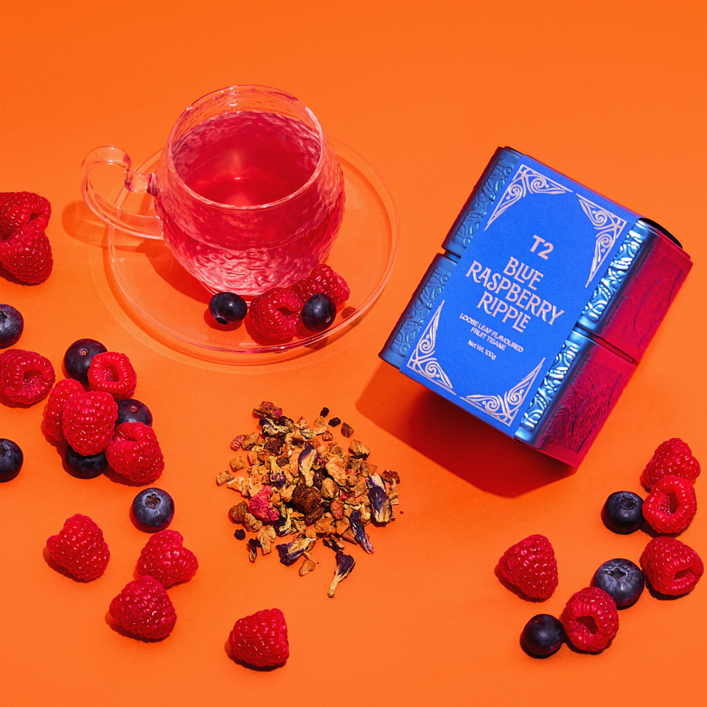 Blue Raspberry Ripple Loose Leaf Tin 100g - T2 Tea